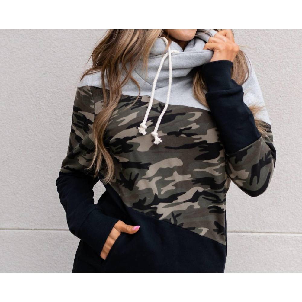 AMPERSAND AVE single hood sweatshirt in heart throb